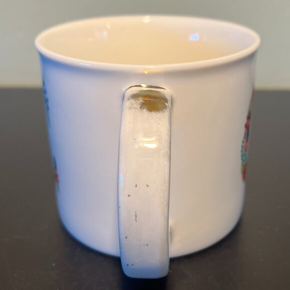 OPALHOUSE Stylish Letter “C” Initial Monogram Alphabet Floral Porcelain Mug ~ - Picture 5 of 12